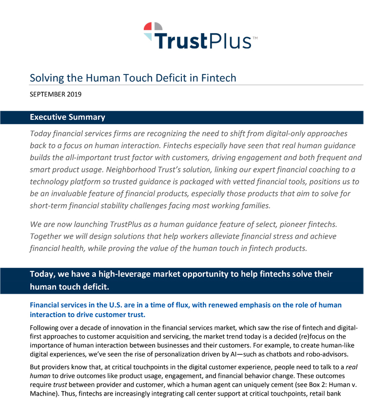 TrustPlus Fintech Brief-UPDATE-020620 TrustPlus Fintech Brief-UPDATE-020620